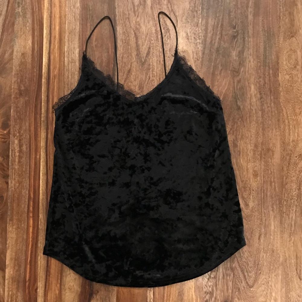 UO Crushed Velvet Top